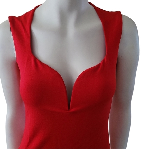 Nookie Madonna Midi Dress Red NWT Small - Picture 8 of 11